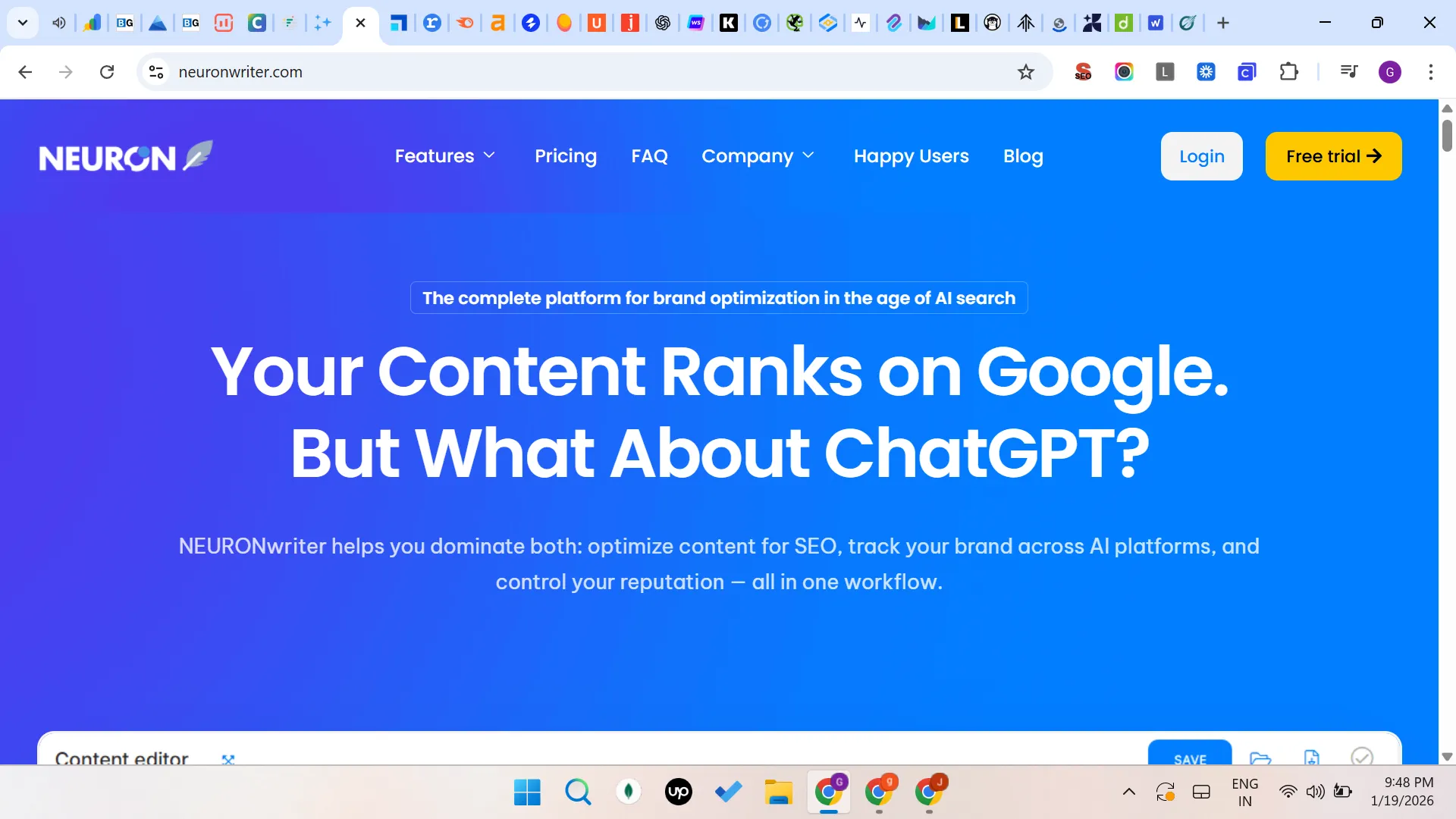 Neuron Writer - AI SEO Tools