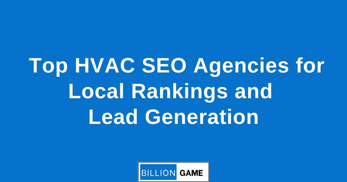 Top HVAC SEO Agencies