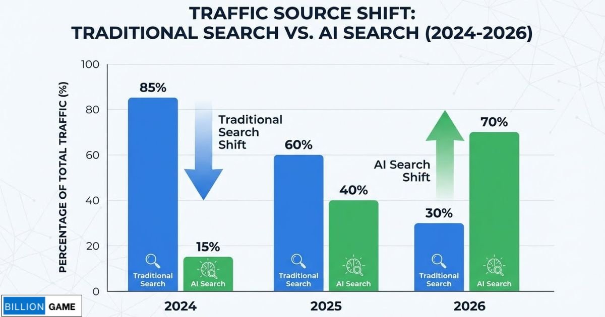 Traditional Search vs AI Search